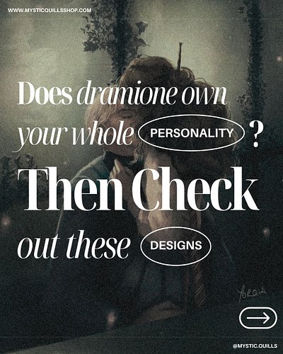 If Dramione lives rent-free in your head…
these designs are about to move in permanently. 😉✨
Check them out now!
#dramione #d...