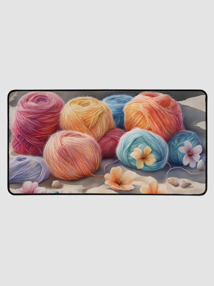 A Pile of Colorful Yarn in Sand, 15.5