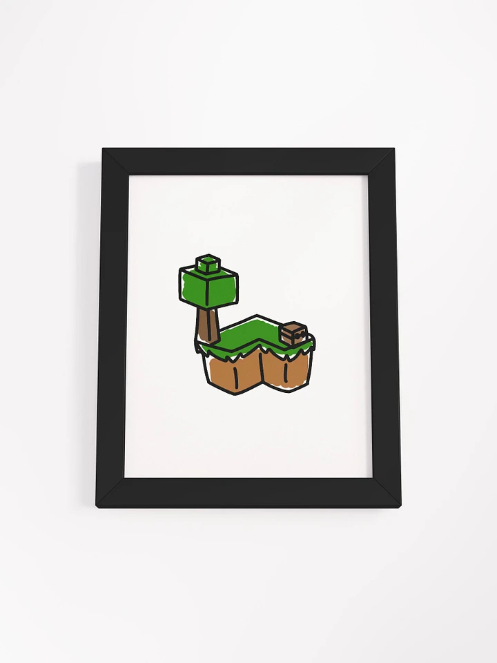 Skyblock Island Framed Picture product image (1)