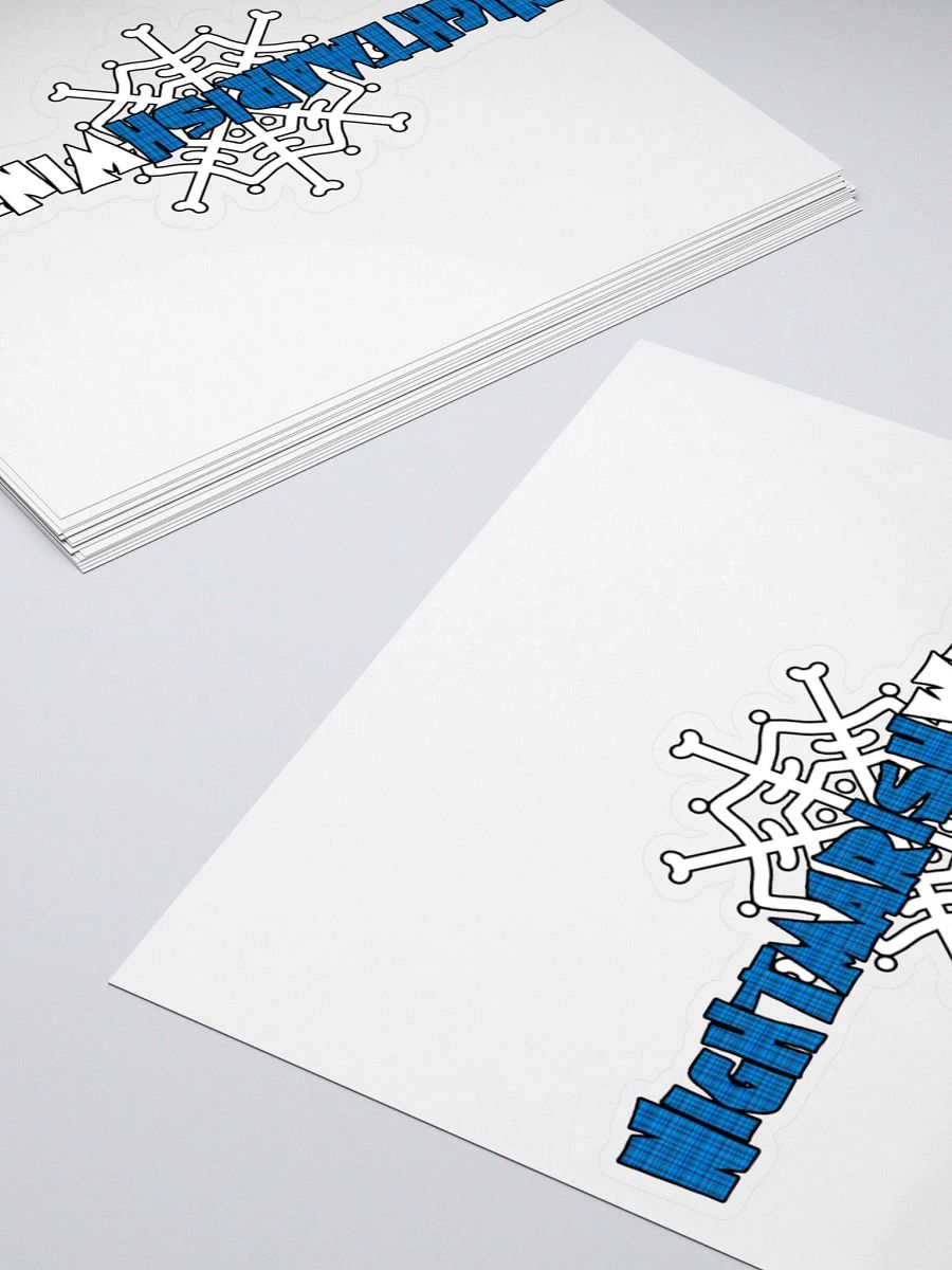 Plaid Snowflake Logo Sticker product image (12)