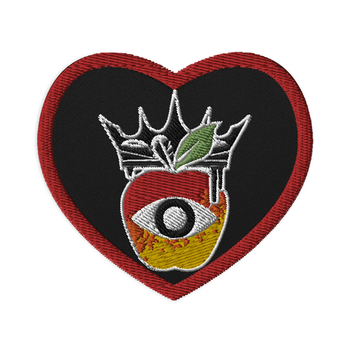 Crowned Apple (Color) ✦ Embroidered Patches product image (1)