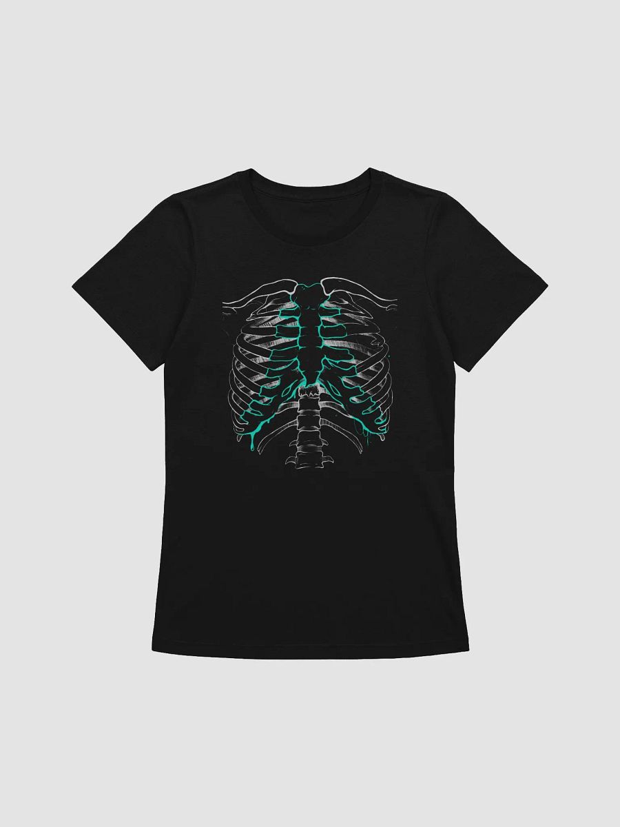Cyan Rib Femme Line Tee - Black product image (1)