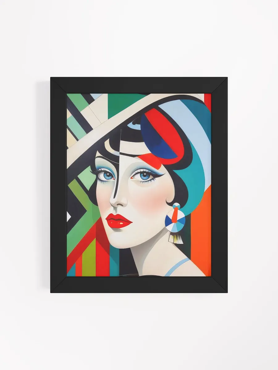 Vibrant Suzy - Flapper Girl - Wall Art - Framed product image (32)