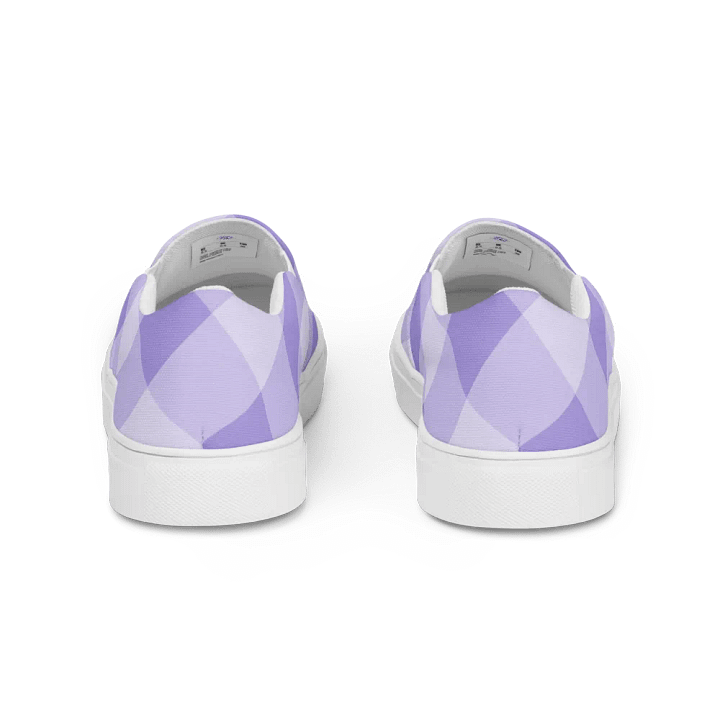 Women's Lavender Diamond Slip-Ons product image (2)