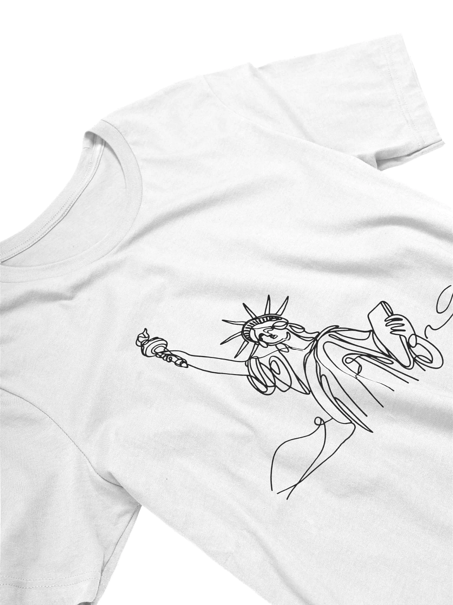 USA Vibes Line Art Silhouette Unisex T-Shirt product image (17)