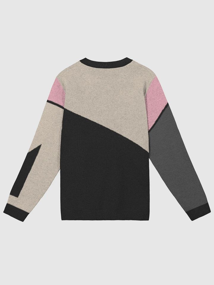 Black and Pink Shapes Knitted Sweater product image (2)