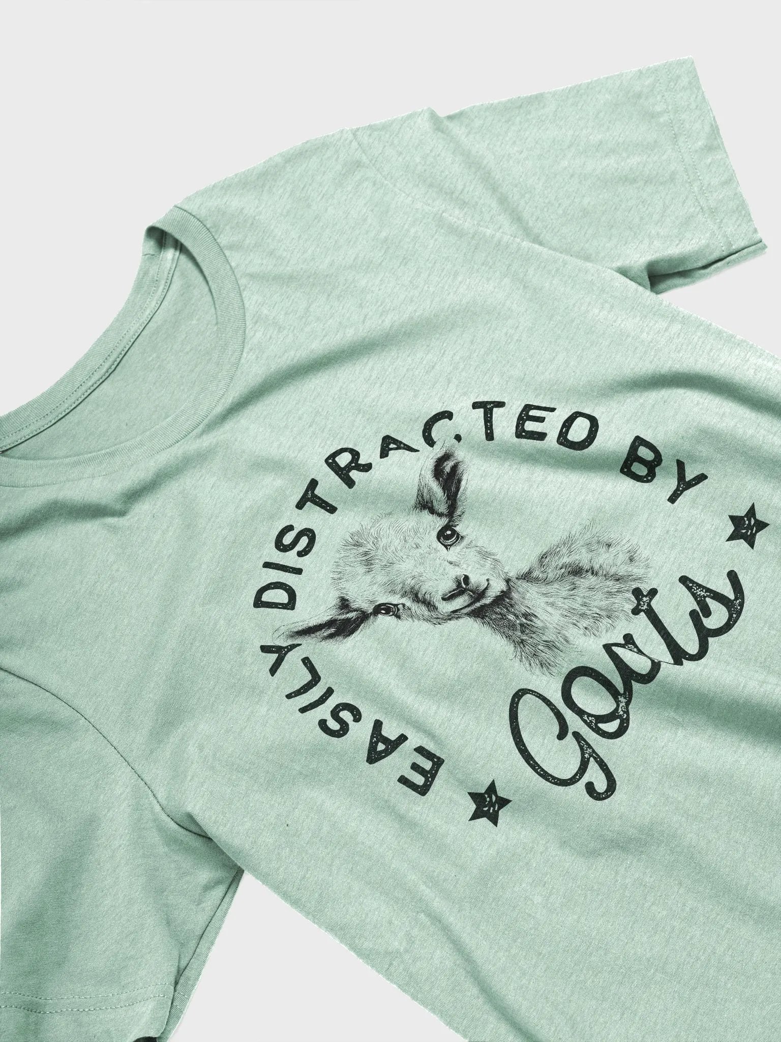"Easily distracted by goats" t-shirt product image (8)