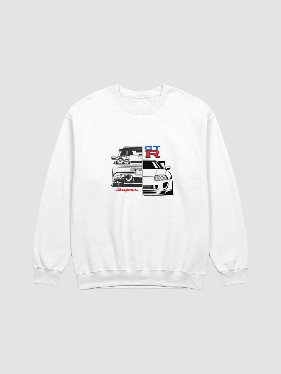 GTR R34 and Toyota Supra crewneck shirt product image (1)