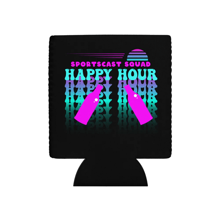 HAPPY HOUR BEER DRINK KOOZIE product image (1)