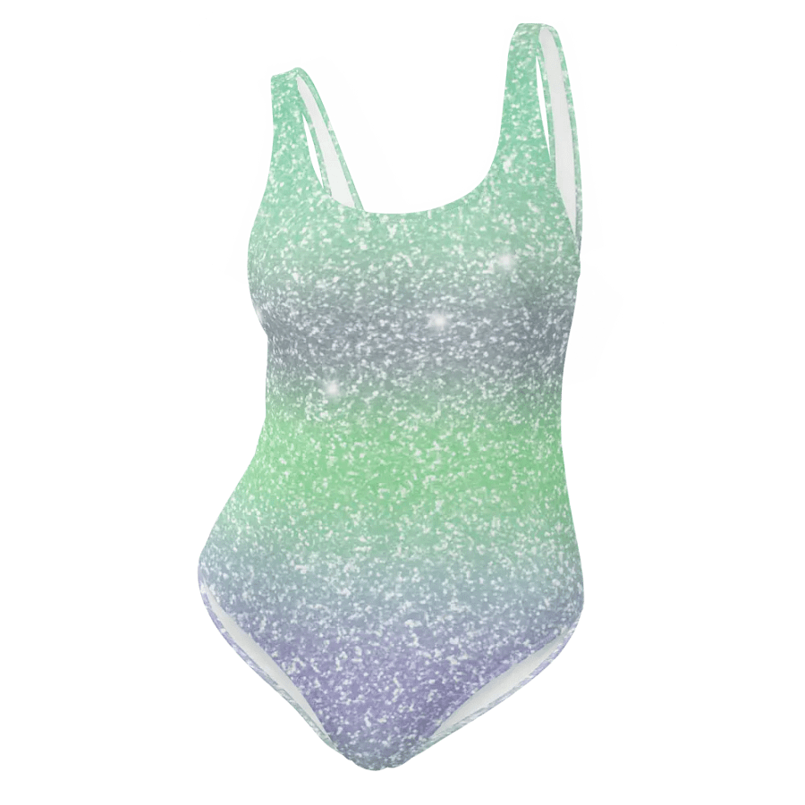 Glitter Unicorn Texture Design One Piece Swimsuit (3) product image (11)