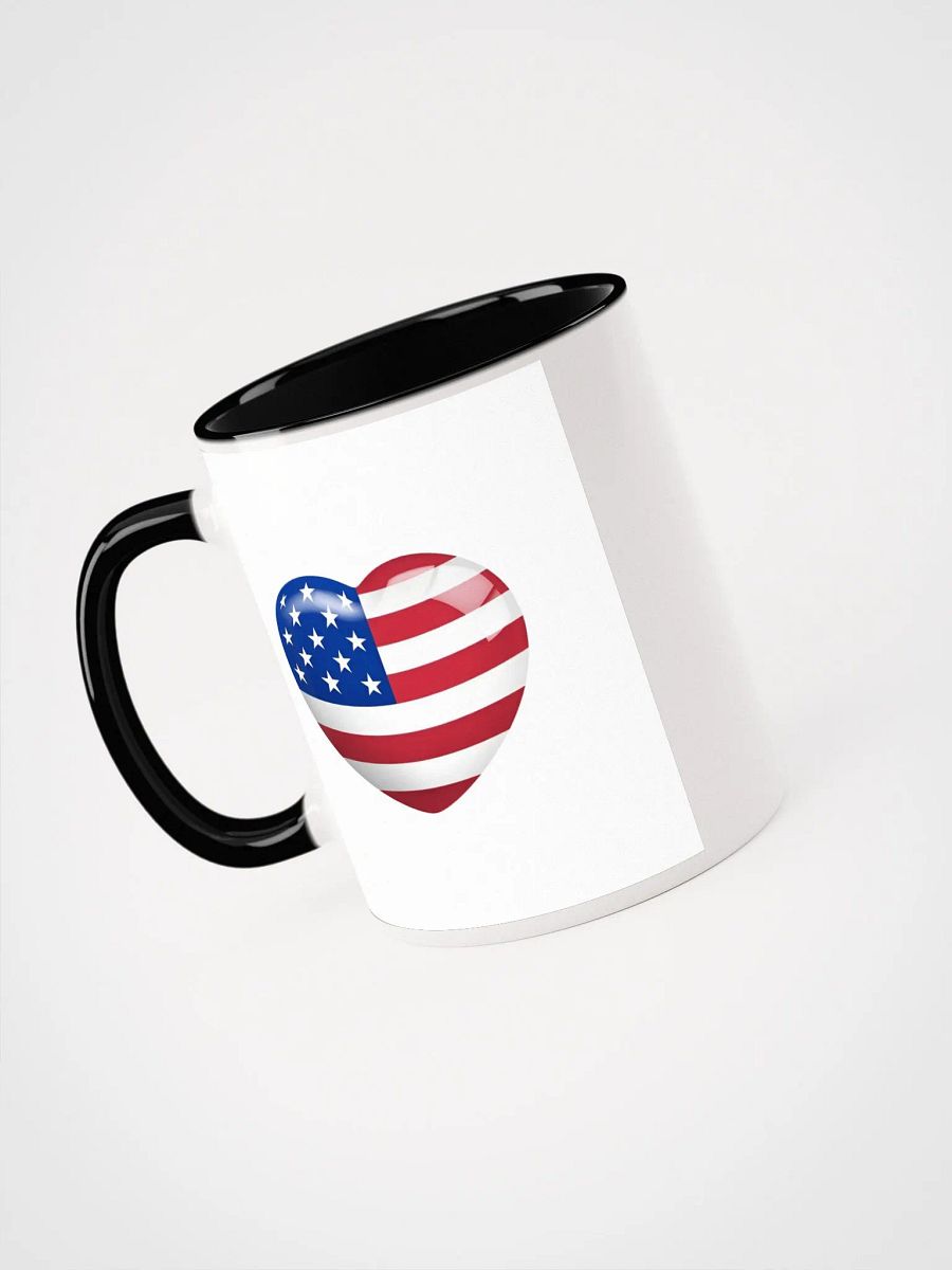 Ceramic Mug with Color Inside USA Flag product image (3)