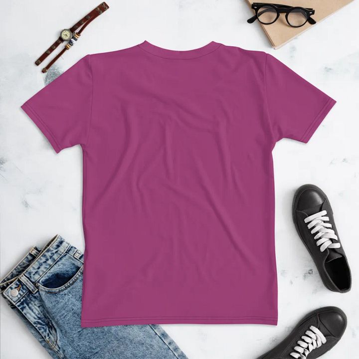 Plain Plum Purple True Summer Women's Crewneck Polyester Heavyweight Premium T-Shirt by Treasure Pie product image (2)