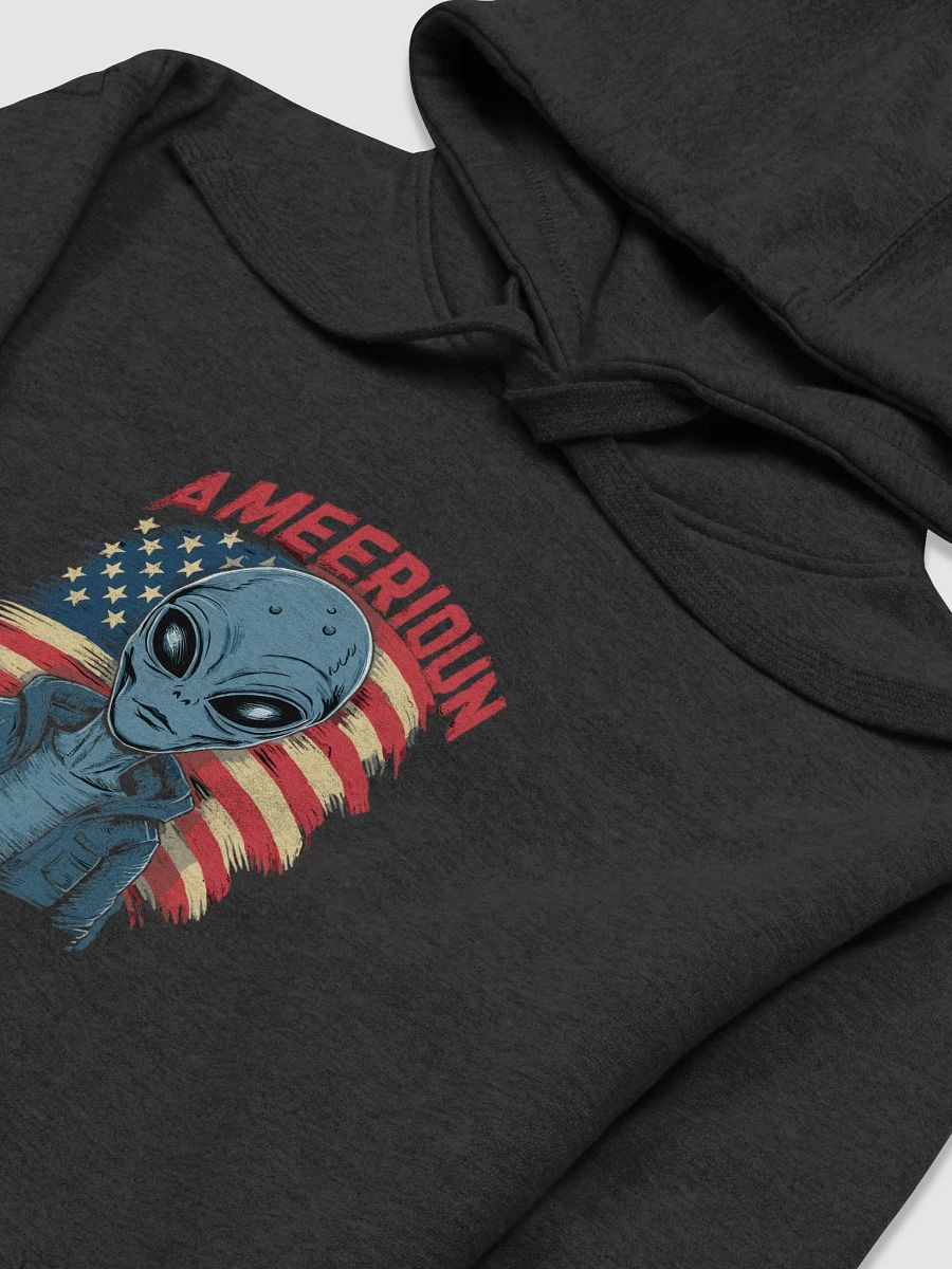 Novelty alien with American flag product image (28)