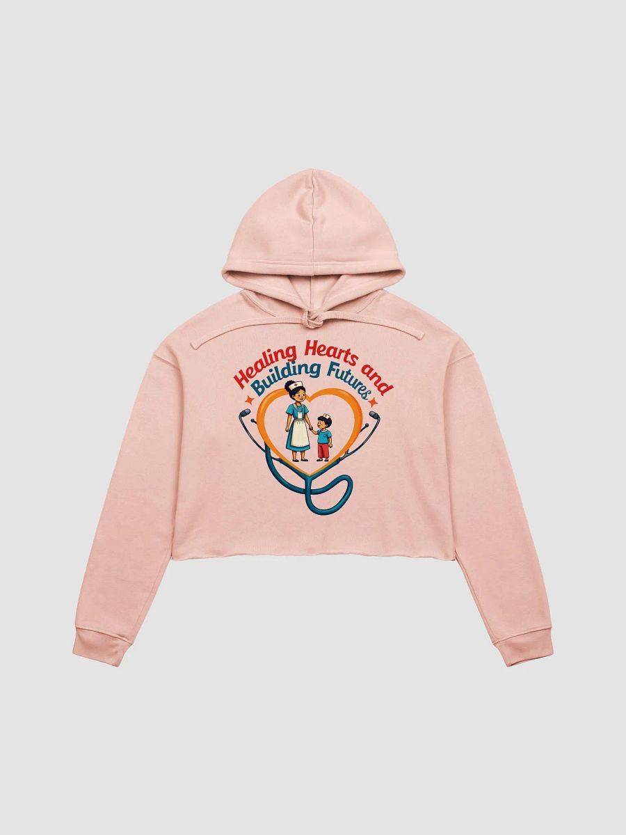 family oriented, Healing Hearts and building future Crop Hoodie product image (5)