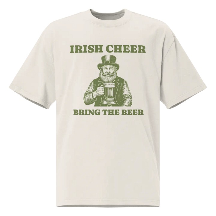 Irish Cheer Oversized Faded T-Shirt product image (3)