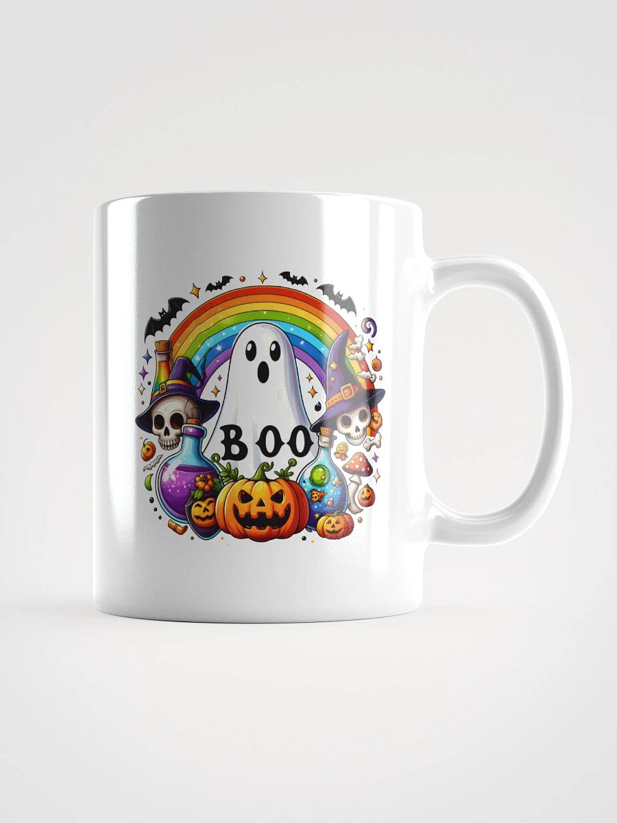 Rainbow Boo Ghost Halloween Coffee Mug product image (3)