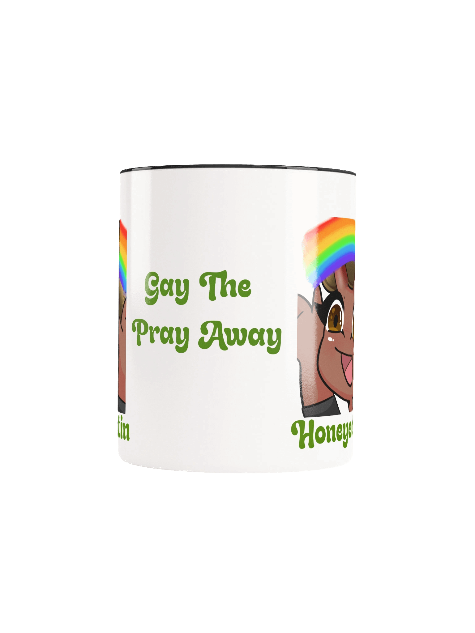 "Gay The Pray Away" HoneyedSatin Ceramic Mug product image (1)