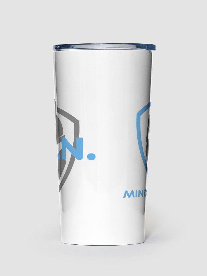 Mind Armor - 20oz Stainless Steel Tumbler - Blue Logo product image (2)