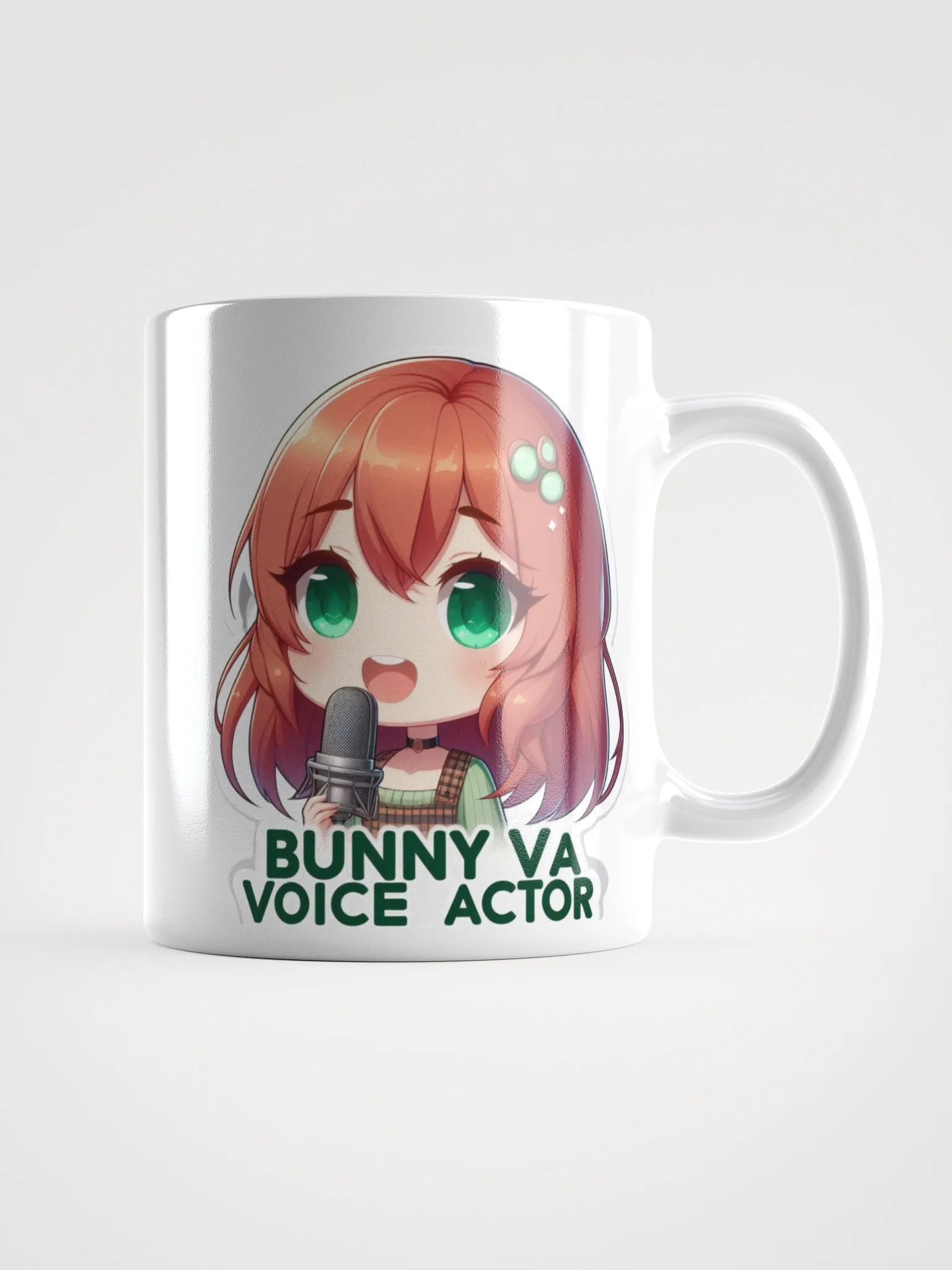 BunnyVA White Glossy Mug product image (1)