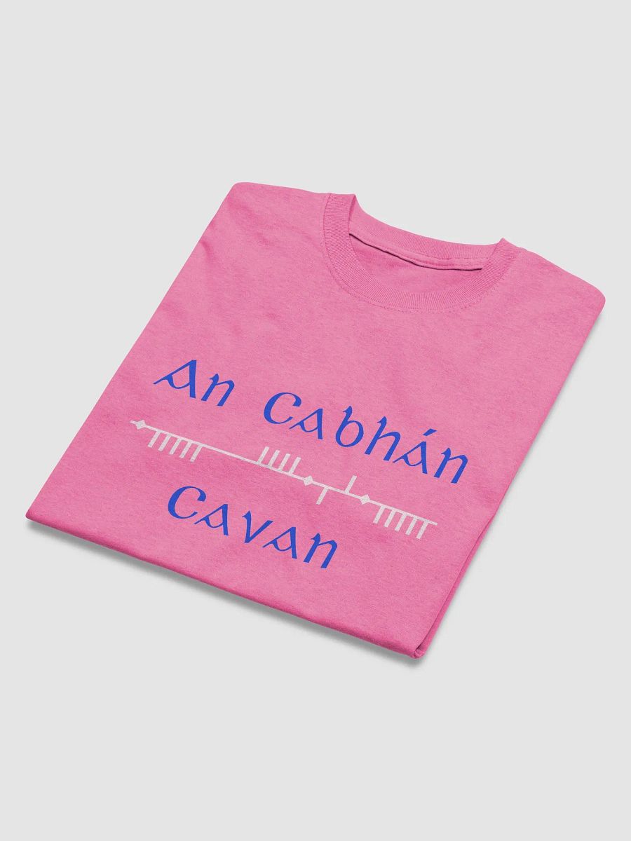 Cavan/An Cabhán Scholastic Style Ogham printed T-shirt product image (3)