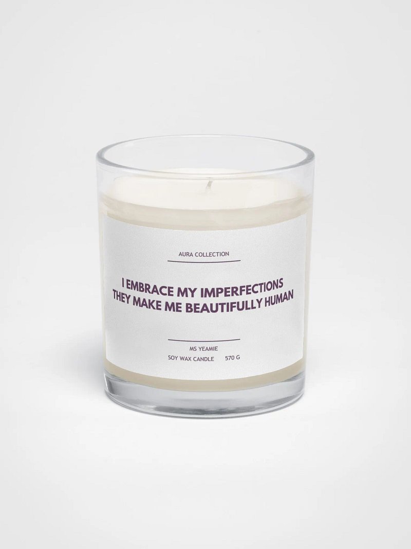 AURA COLLECTION : Embrace Imperfections Soy Wax Candle