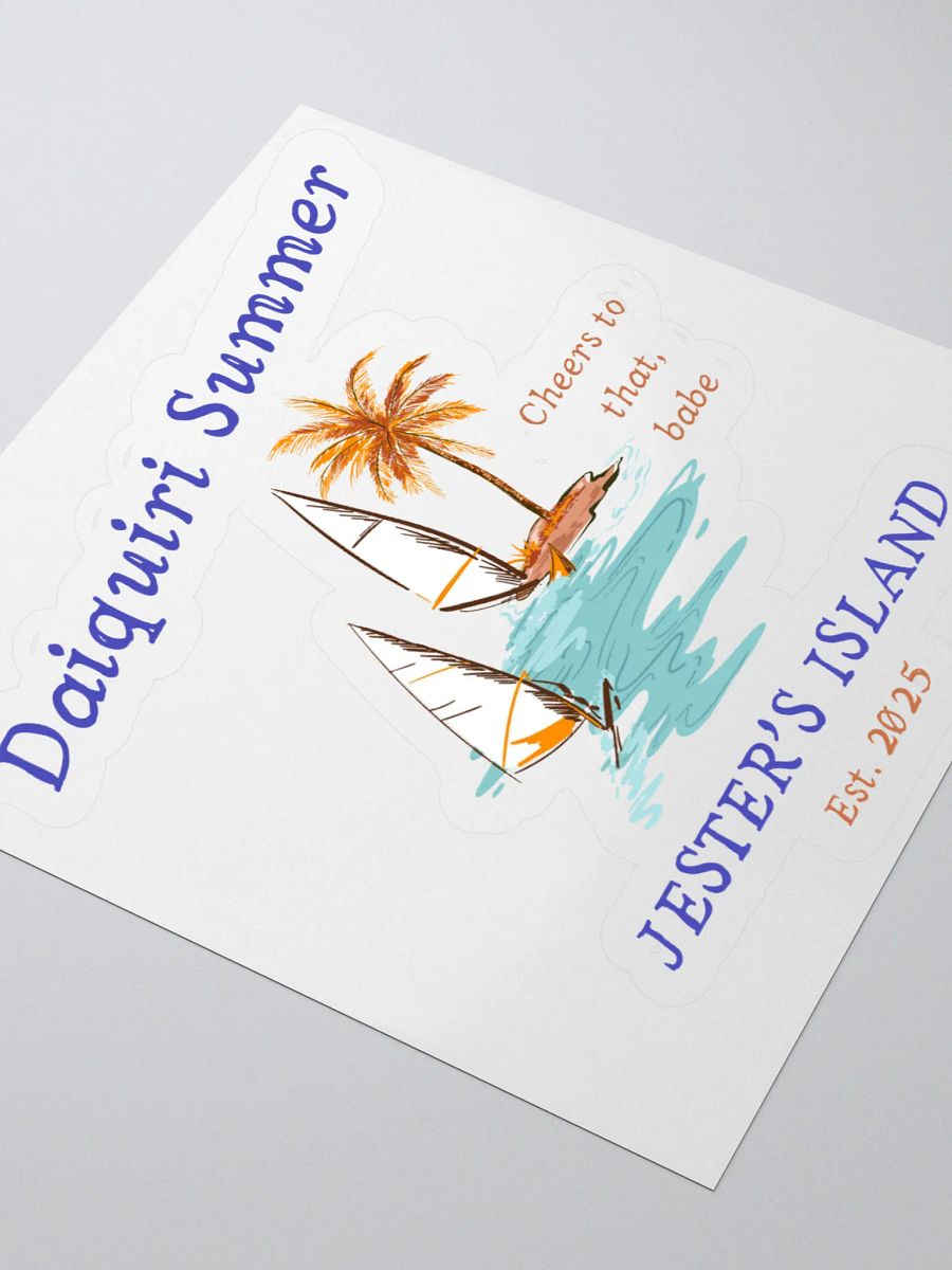 DAIQUIRI SUMMER SAILING STICKER product image (7)
