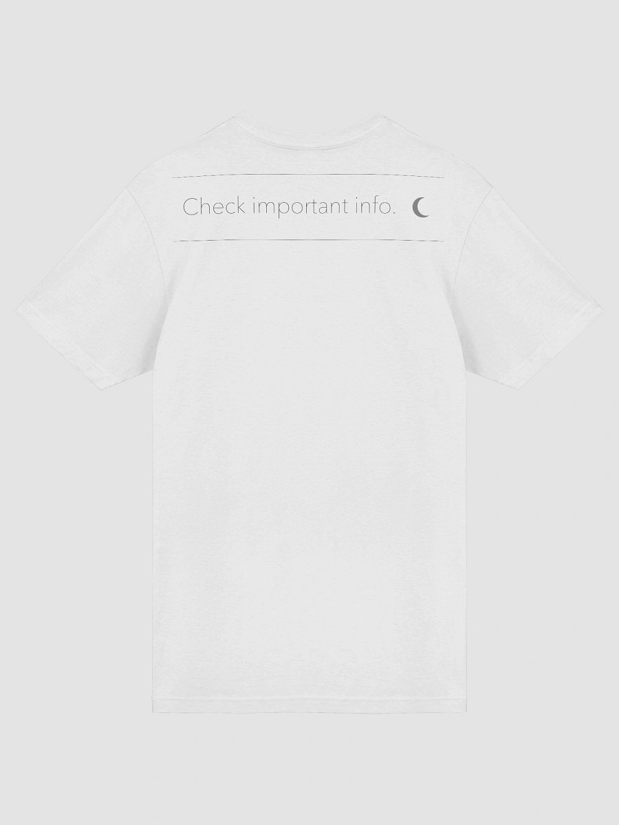 NatGPT: Check Important Info - White Tee product image (6)