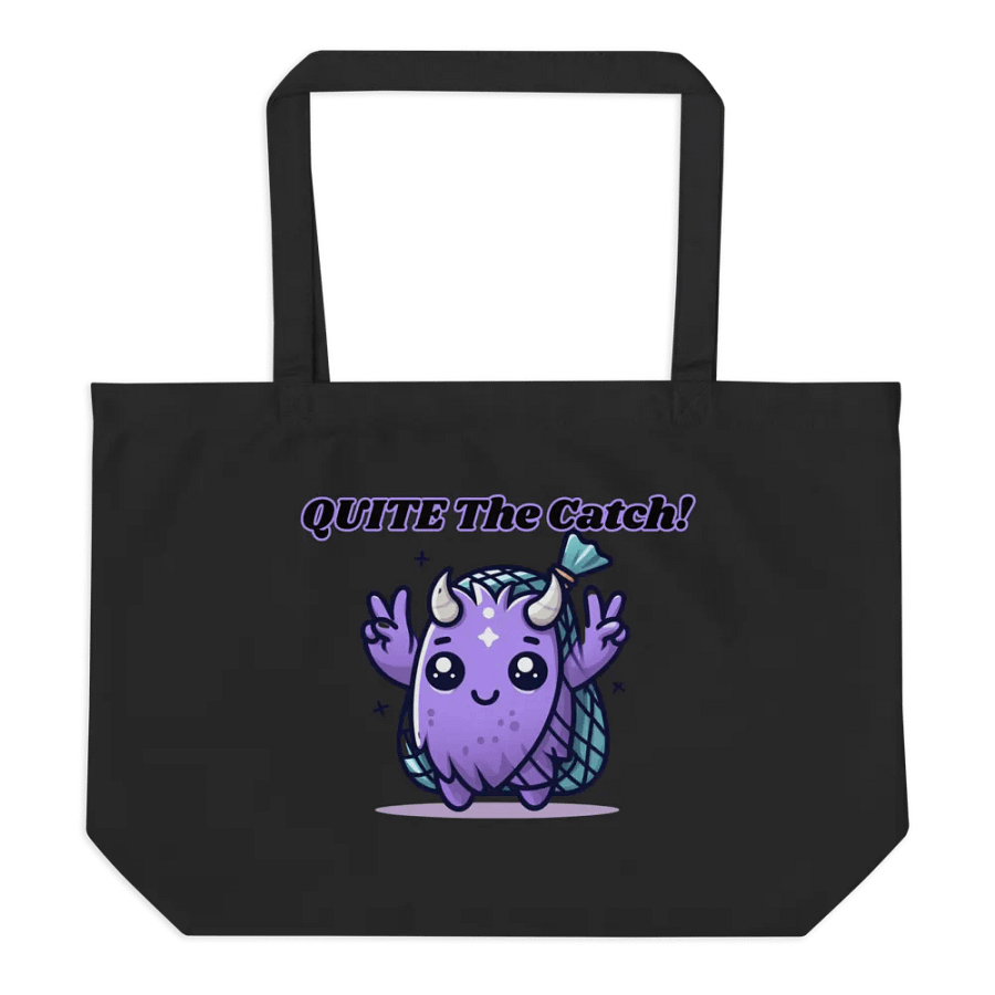 'QUITE The Catch!' Mawnster Tote Bag product image (6)