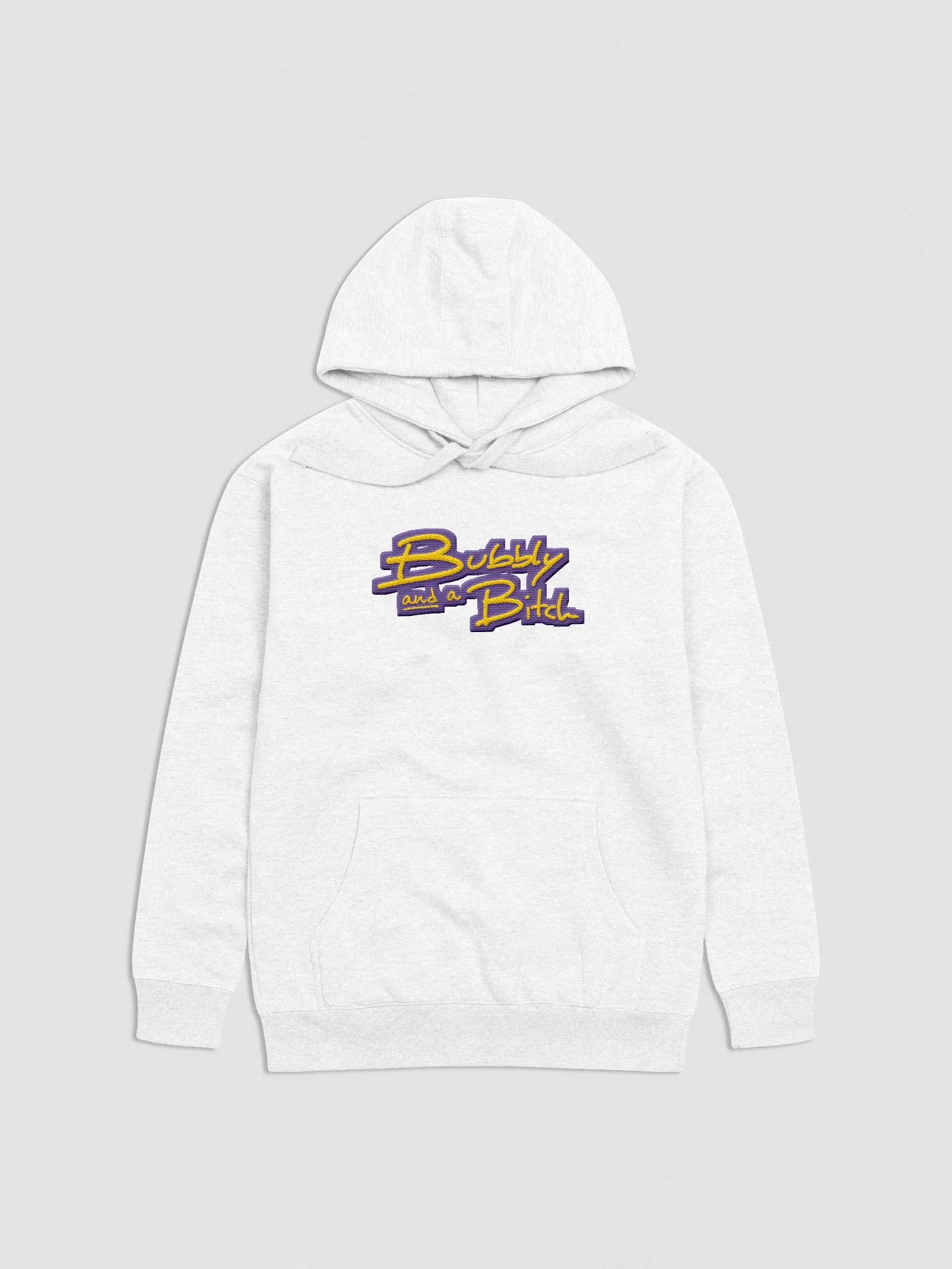 Bubbly and a Bitch (tulip design) embroidered heavyweight hoodie product image (42)