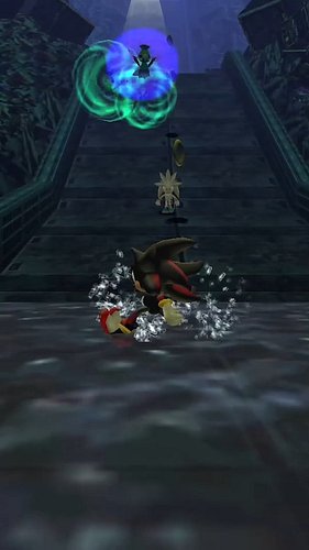 Shadow and Silver in the Sewers #sonic #sadx #shadowthehedgehog #silverthehedgehog