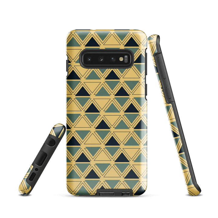 Triangulated Night 2 Geometric Samsung Galaxy Tough Case product image (1)