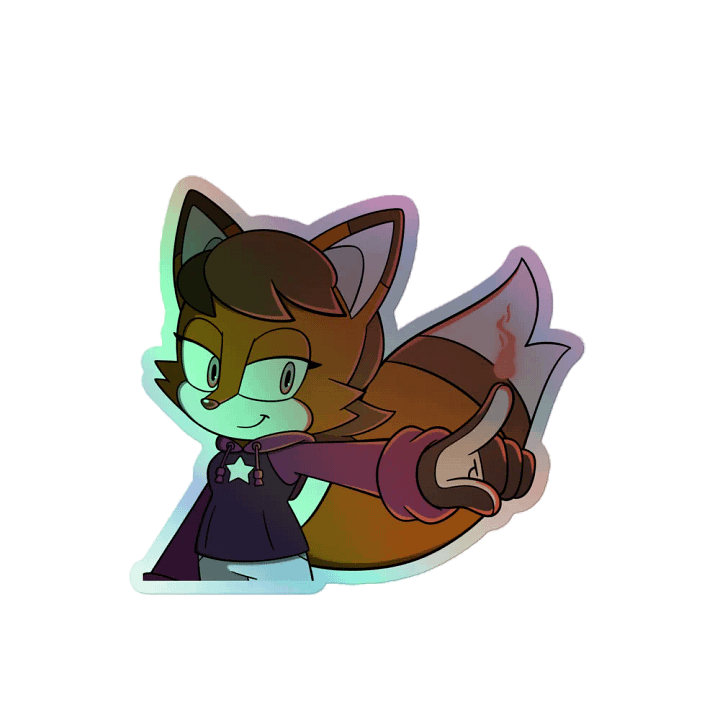Cinder Flicker Holographic Sticker product image (2)