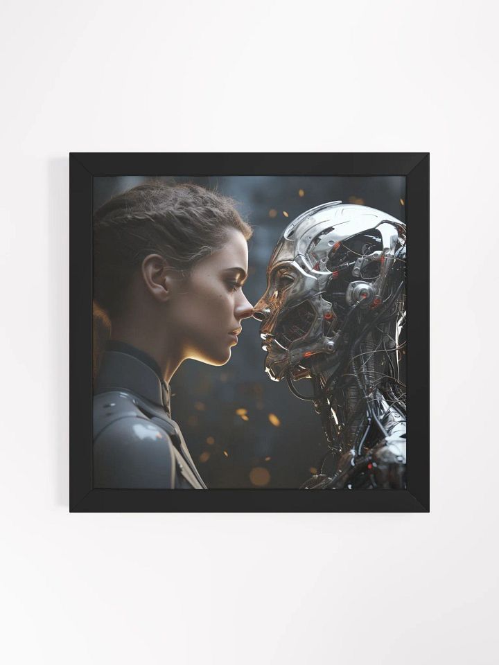 Framed Girl with Robot Wall Art product image (1)