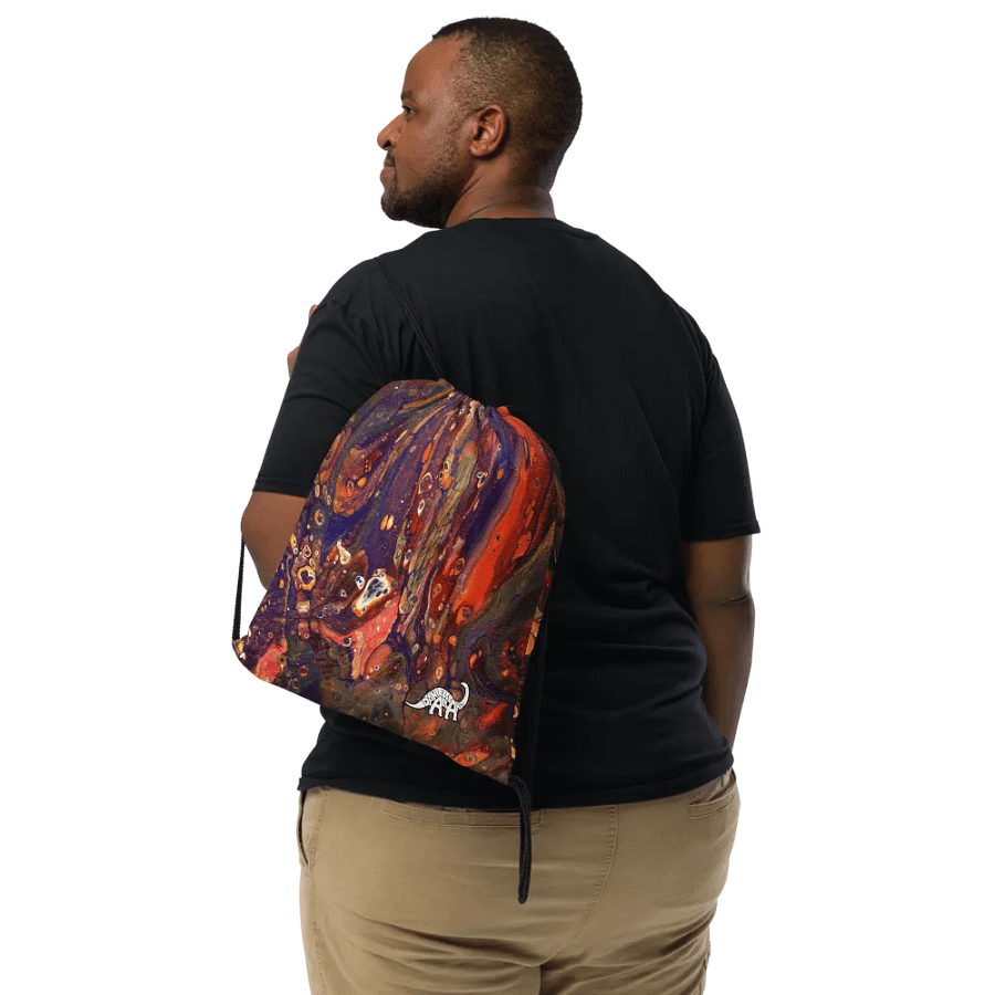Hyperspace Fluid Acrylic Drawstring Bag product image (5)