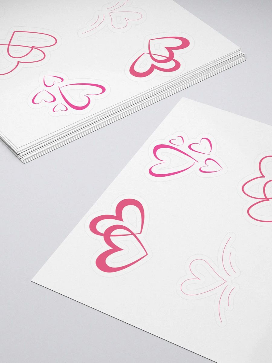 Hollow hearts .2 sticker product image (16)