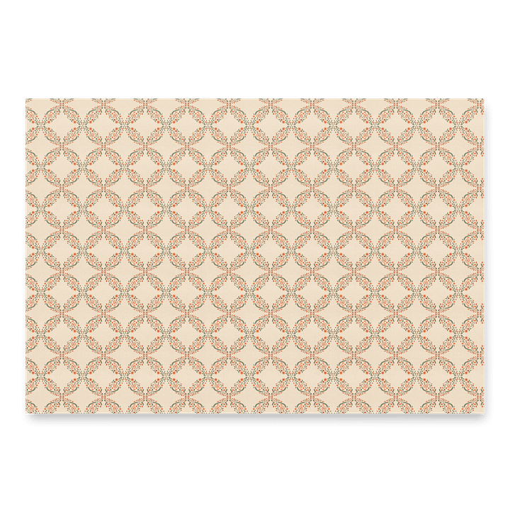 Set wrapping paper sheets. Floral and fox designs from the in the forest collection product image (2)