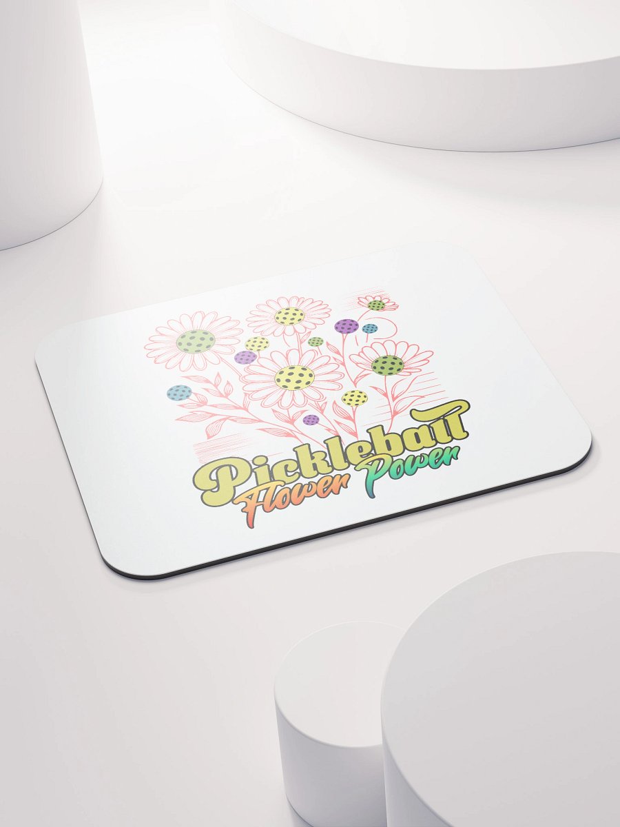 Pickleball Flower Power Mouse Pad product image (4)
