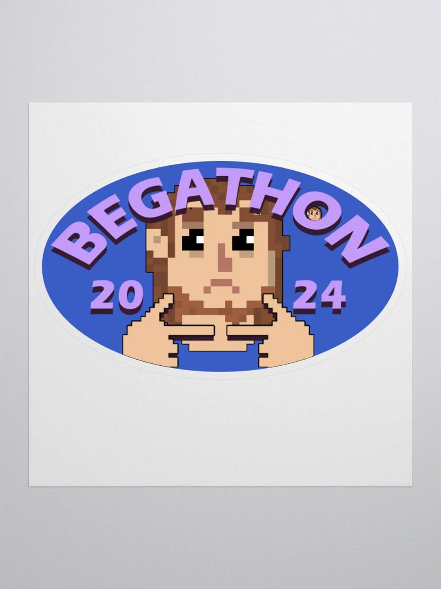 Begathon 2024 Sticker product image (1)