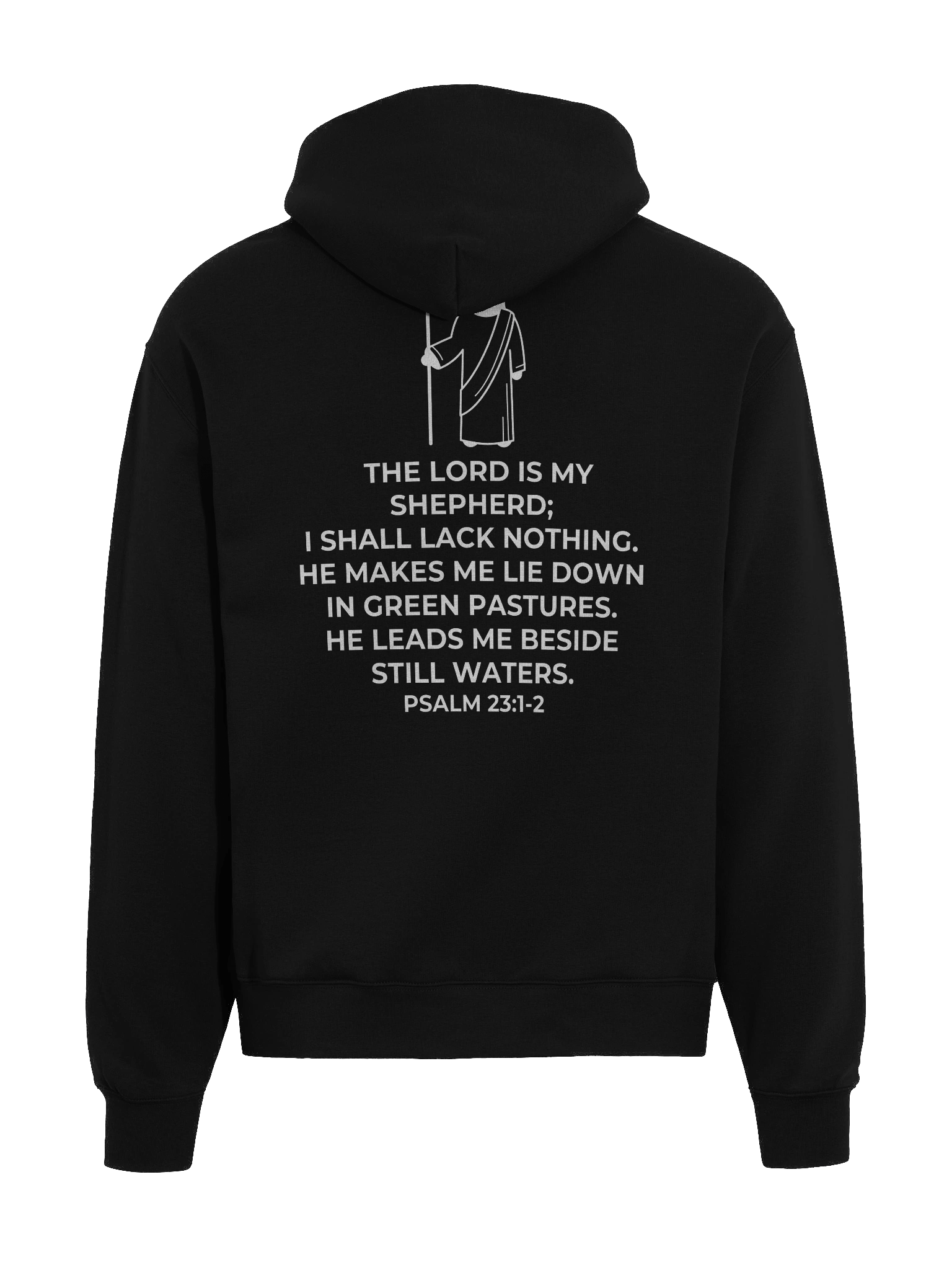 Psalm 23:1 Eclipse Oversized Hoodie product image (1)