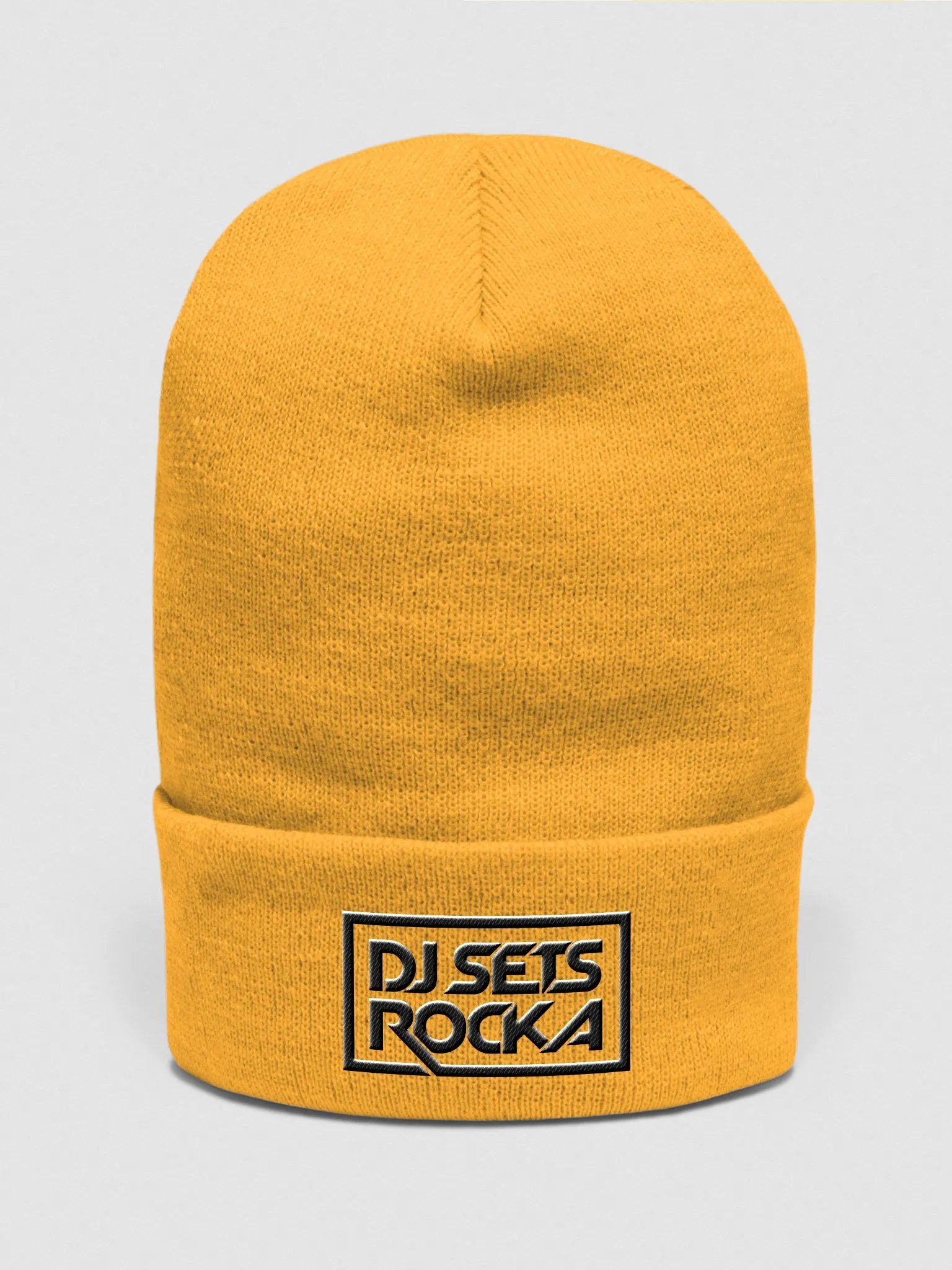 DJSETSROCKA YELLOW BEANIE product image (1)