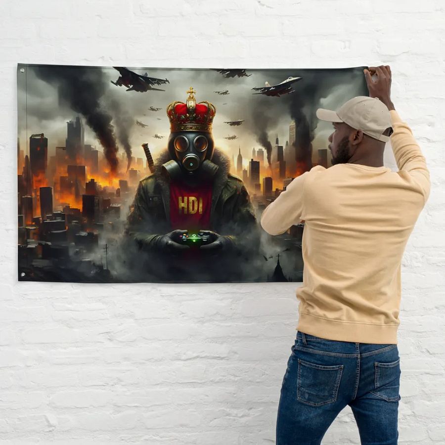 HDI Burning City Flag product image (11)