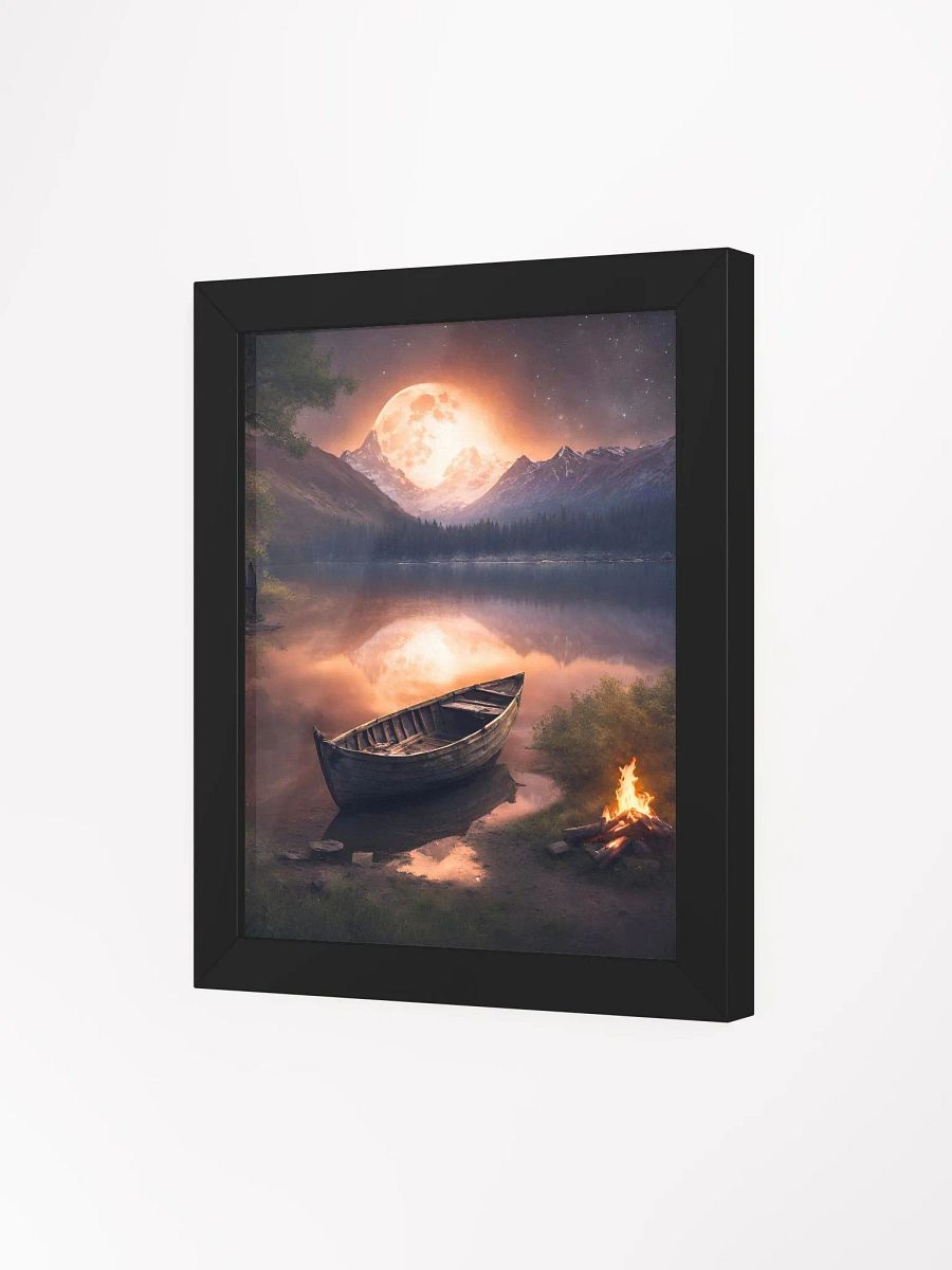 Moonlit Row Boat Framed Poster product image (31)