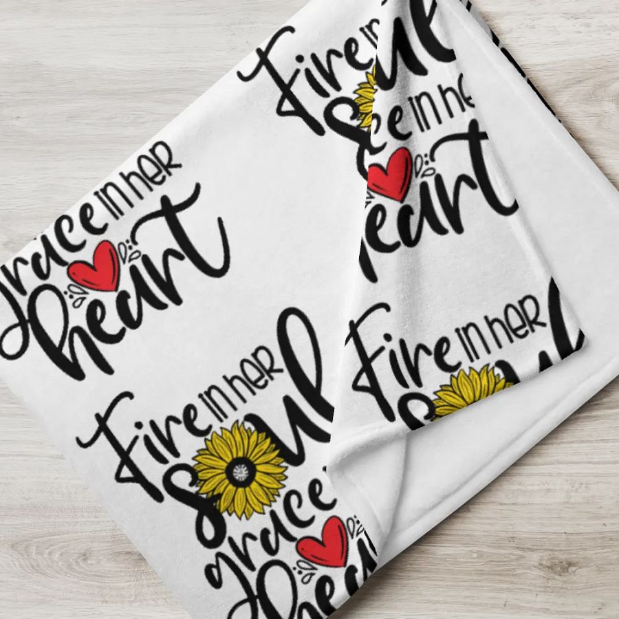 Fire In Her Soul Blanket product image (5)