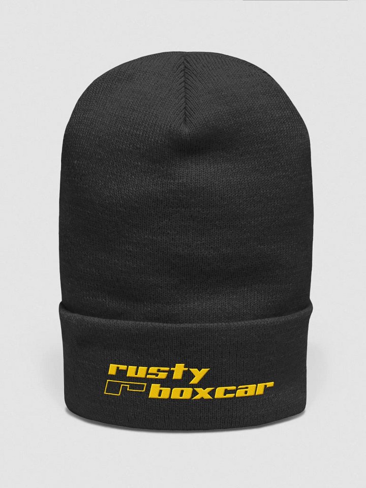 Rusty Boxcar Black Beanie product image (1)