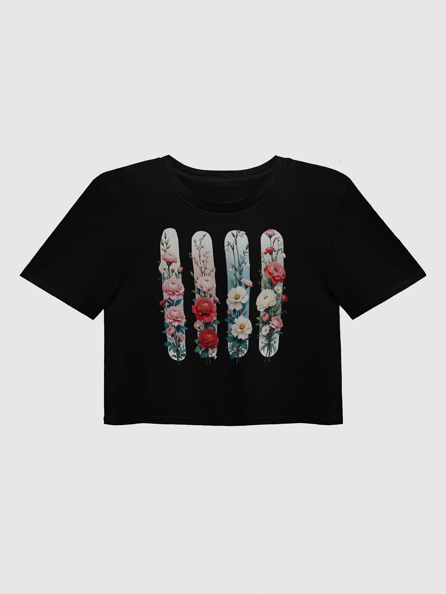 January Carnation & Snowdrop Women's Crop Top product image (3)