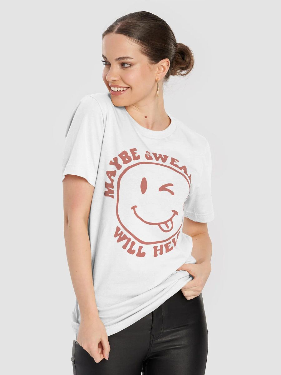 Sarcastic saying shirt for women, maybe swearing will help funny smirk Tshirt product image (78)
