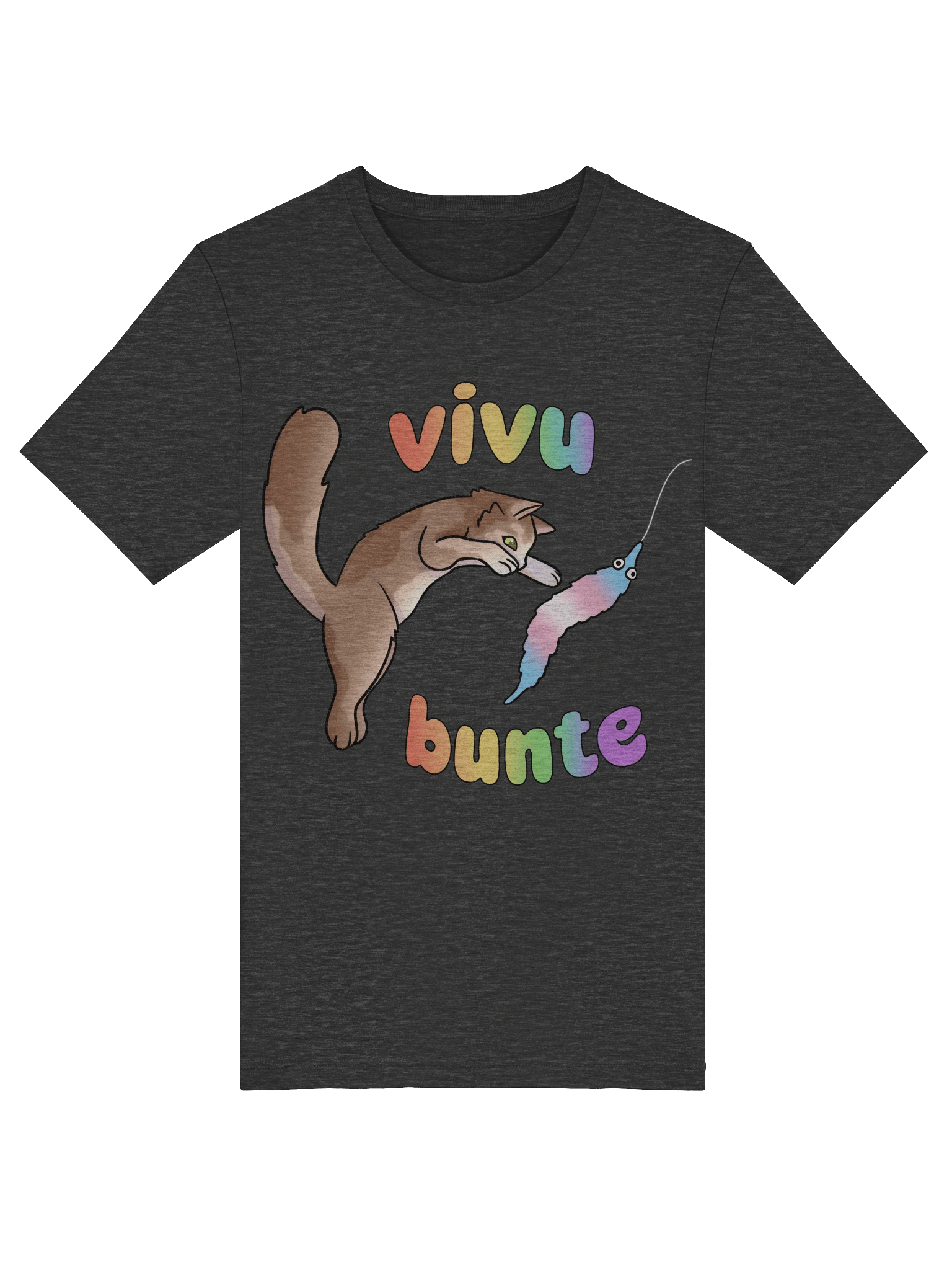 Vivu Bunte Transgenra T-Ĉemizo product image (5)