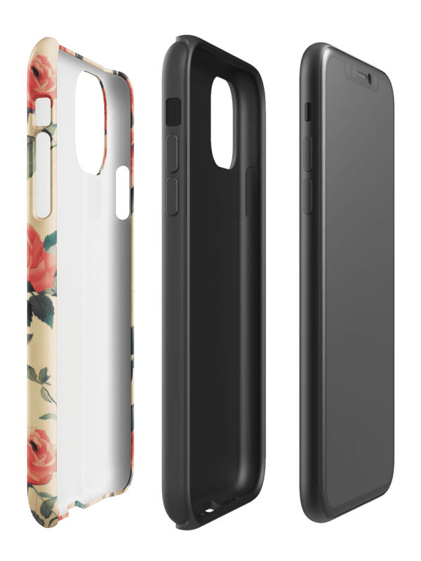 Pink Vintage Roses Pattern - Tough Phone Case product image (93)