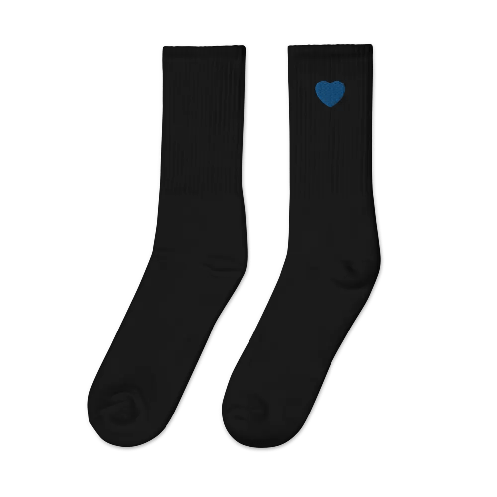 Nik Blue Heart Socks product image (2)