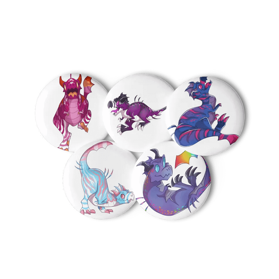 Whimsical Nycta Pin Button Set product image (6)